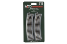 Kato 2-260 - H0 - Gleis, gebogen, R430 mm 22,5° (4 Stück)